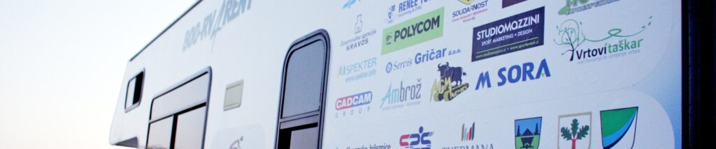 Sponzorji na avtodomu odrezano